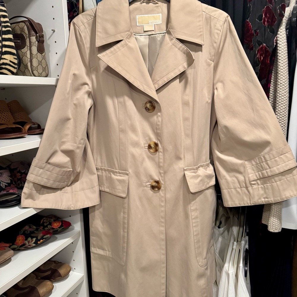 Michael Kors Classic Tan Trench Coat